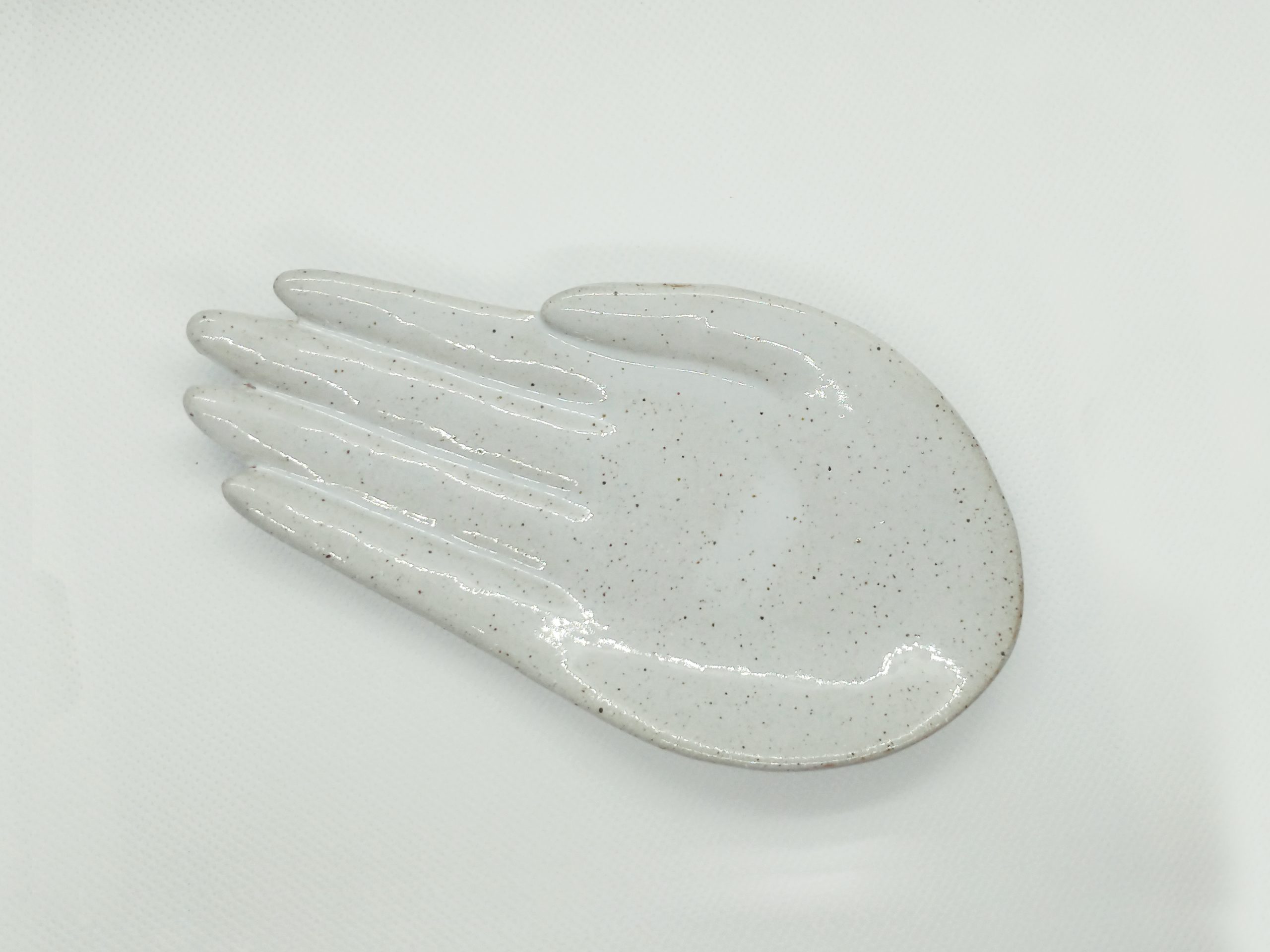 Porta Aneis Hand Of Ring Branco