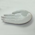 Porta Aneis Hand Of Ring Branco