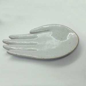 Porta Aneis Hand Of Ring Branco